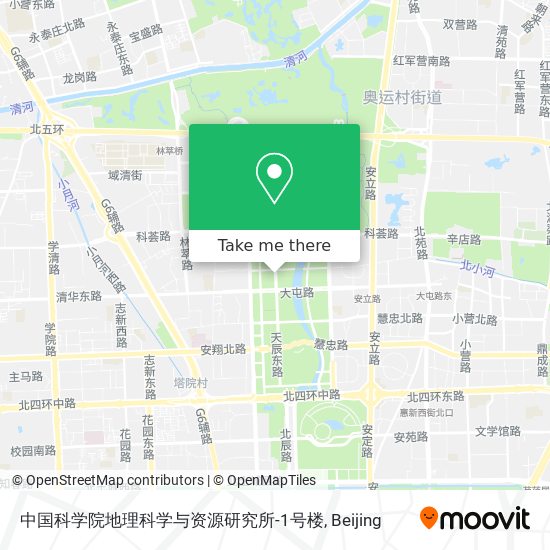 中国科学院地理科学与资源研究所-1号楼 map