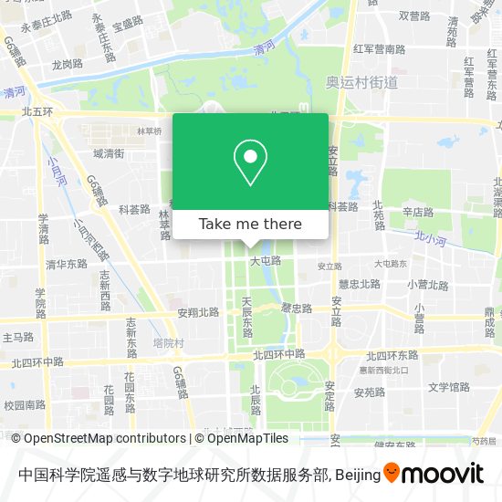 中国科学院遥感与数字地球研究所数据服务部 map