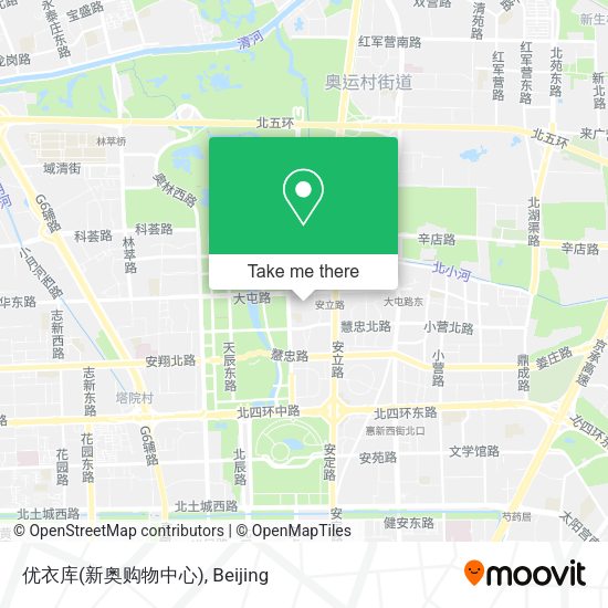 优衣库(新奥购物中心) map