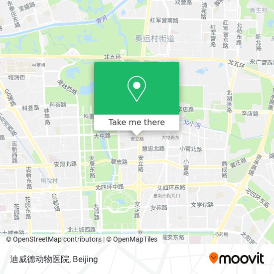迪威德动物医院 map