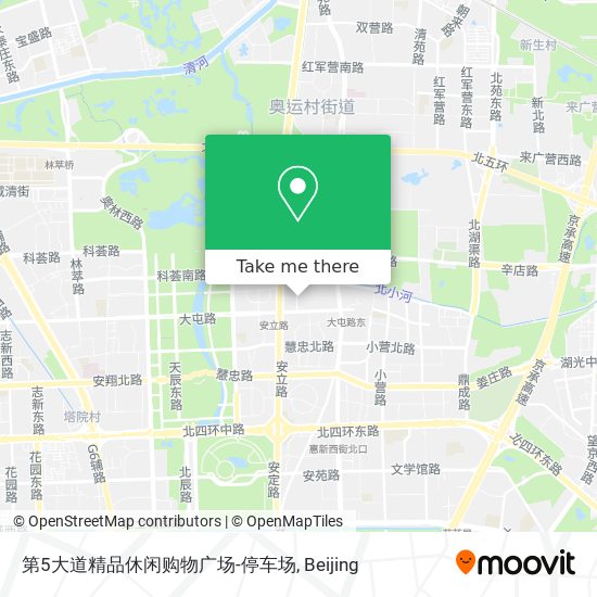 第5大道精品休闲购物广场-停车场 map