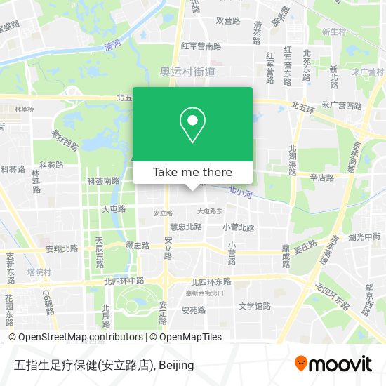 五指生足疗保健(安立路店) map