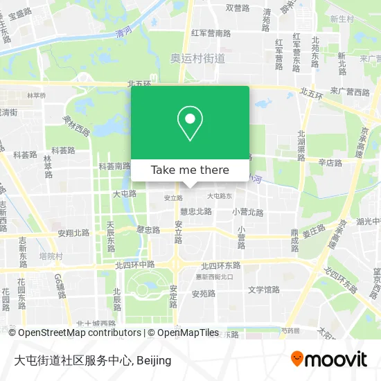 大屯街道社区服务中心 map