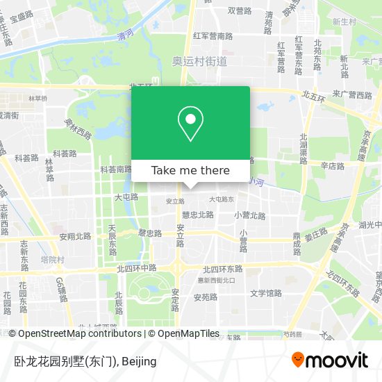 卧龙花园别墅(东门) map