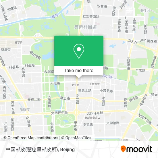 中国邮政(慧忠里邮政所) map