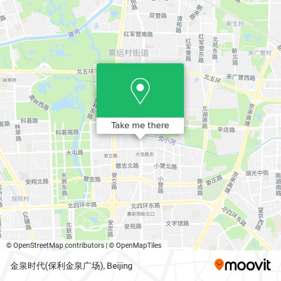 金泉时代(保利金泉广场) map