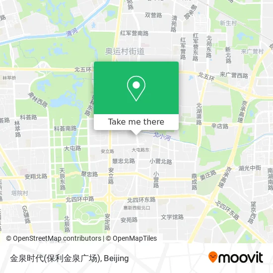 金泉时代(保利金泉广场) map