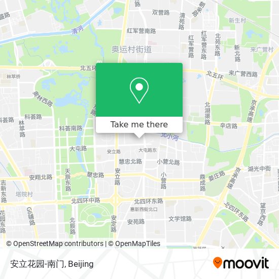 安立花园-南门 map