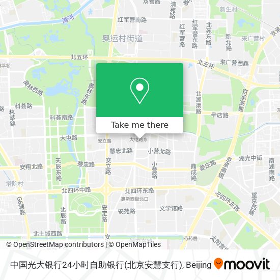 中国光大银行24小时自助银行(北京安慧支行) map