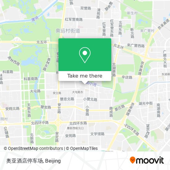 奥亚酒店停车场 map