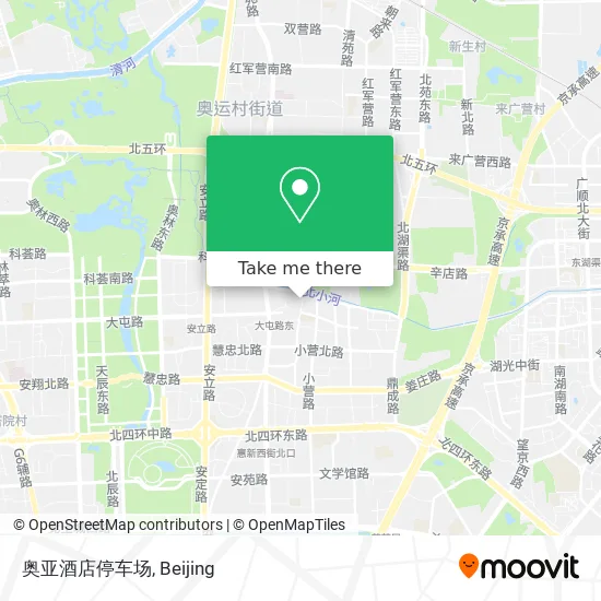 奥亚酒店停车场 map