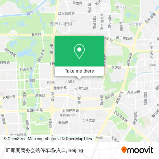 旺顺阁商务会馆停车场-入口 map