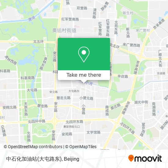 中石化加油站(大屯路东) map