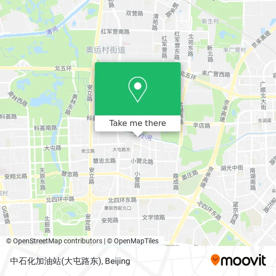 中石化加油站(大屯路东) map