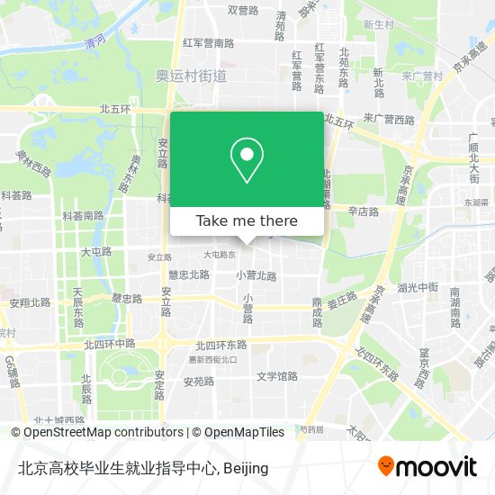 北京高校毕业生就业指导中心 map