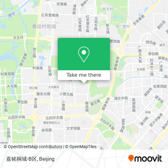 嘉铭桐城-B区 map