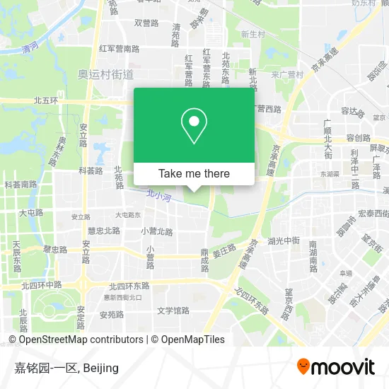 嘉铭园-一区 map