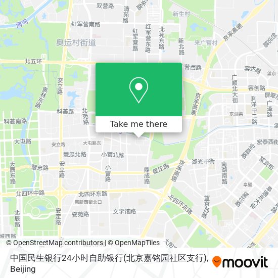 中国民生银行24小时自助银行(北京嘉铭园社区支行) map