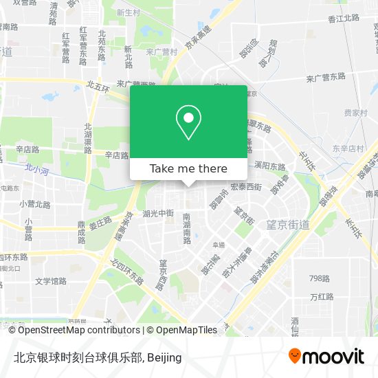 北京银球时刻台球俱乐部 map
