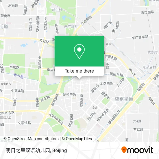 明日之星双语幼儿园 map