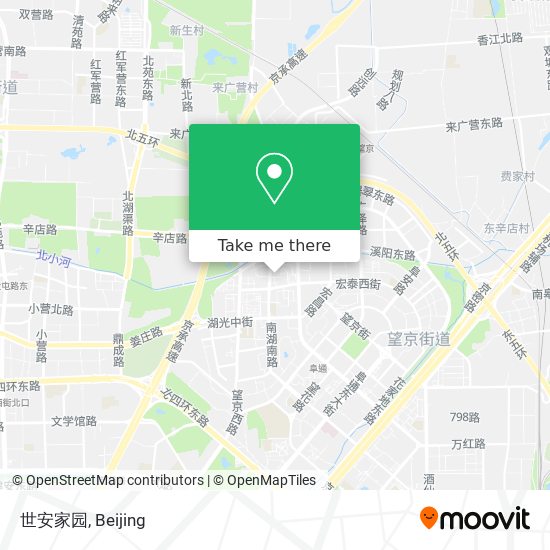 世安家园 map
