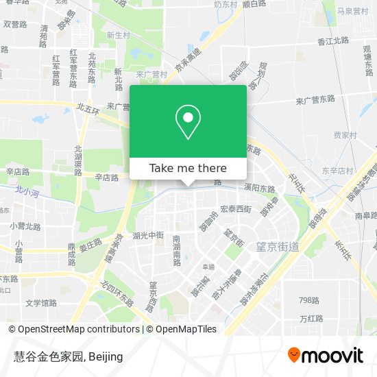 慧谷金色家园 map