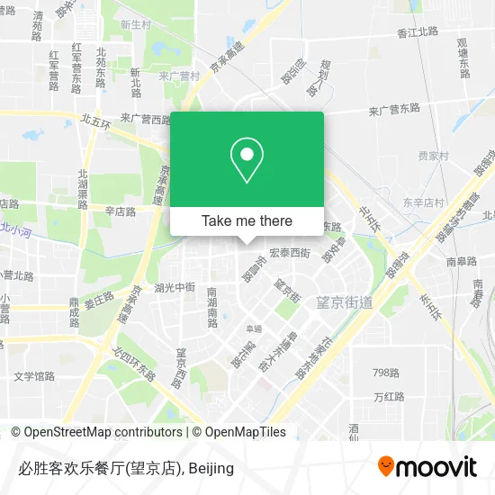 必胜客欢乐餐厅(望京店) map