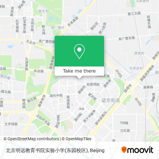 北京明远教育书院实验小学(东园校区) map