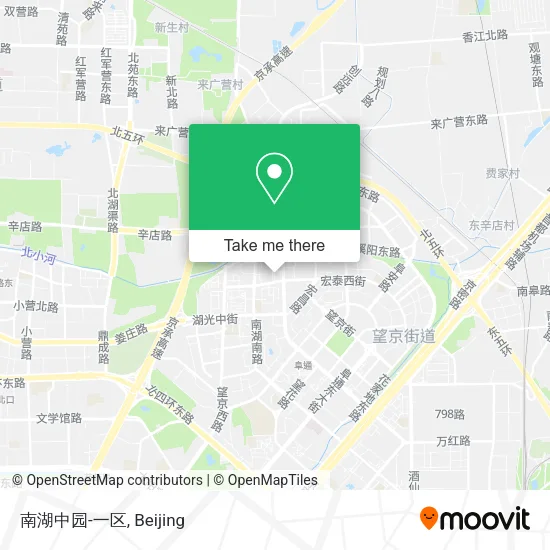 南湖中园-一区 map