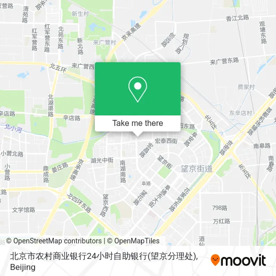 北京市农村商业银行24小时自助银行(望京分理处) map