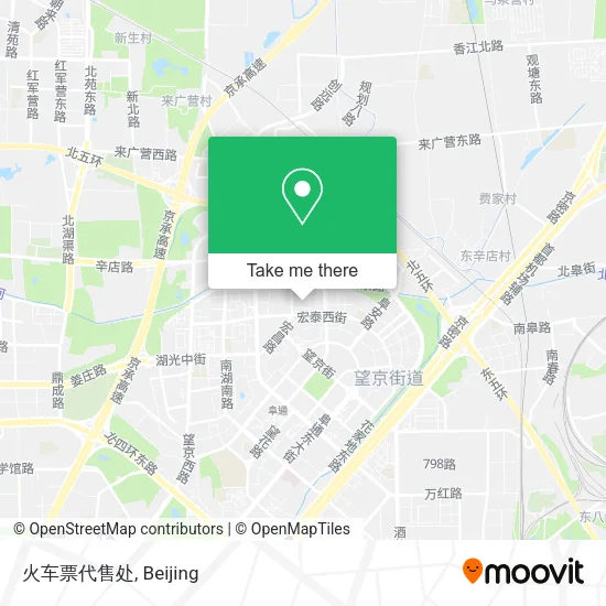 火车票代售处 map