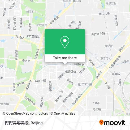 帽帽美容美发 map