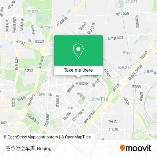 慧谷时空车库 map