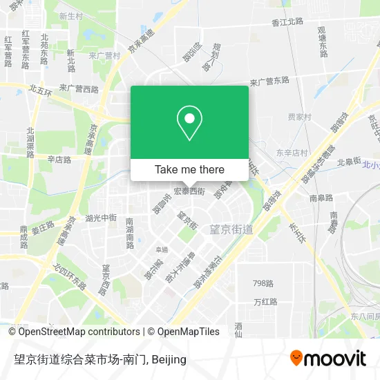 望京街道综合菜市场-南门 map