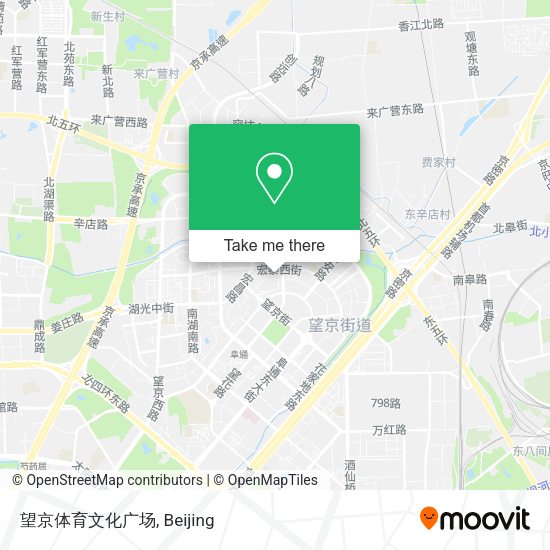 望京体育文化广场 map