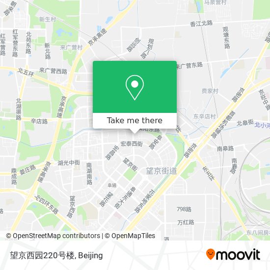 望京西园220号楼 map