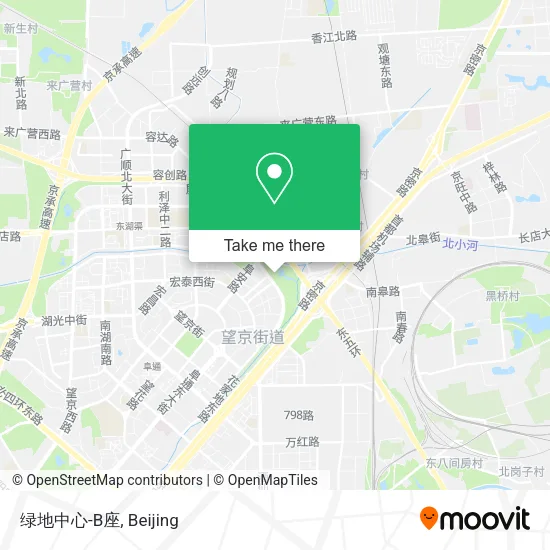 绿地中心-B座 map
