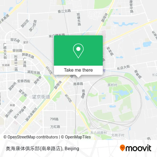 奥海康体俱乐部(南皋路店) map