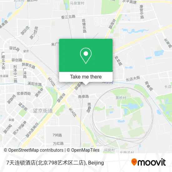7天连锁酒店(北京798艺术区二店) map