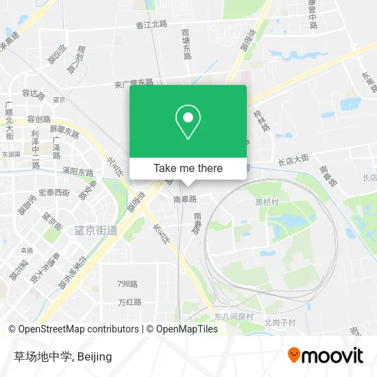 草场地中学 map