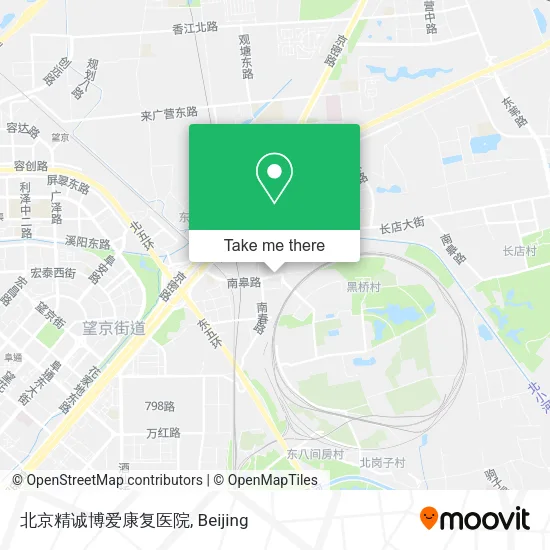 北京精诚博爱康复医院 map