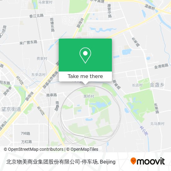 北京物美商业集团股份有限公司-停车场 map