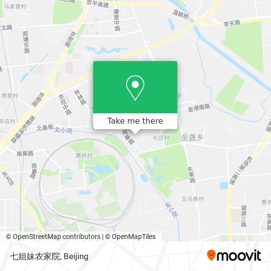 七姐妹农家院 map