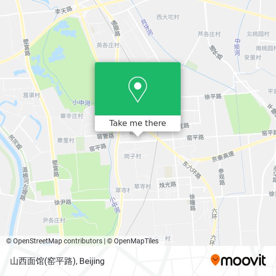 山西面馆(窑平路) map