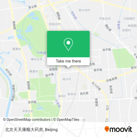 北京天天康顺大药房 map