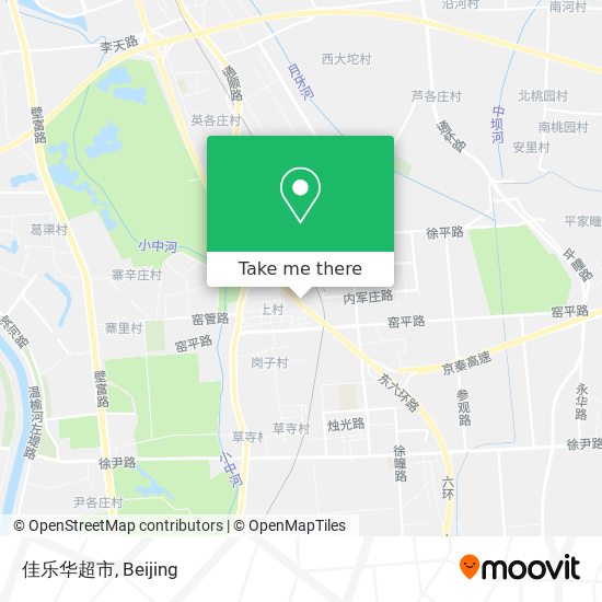 佳乐华超市 map