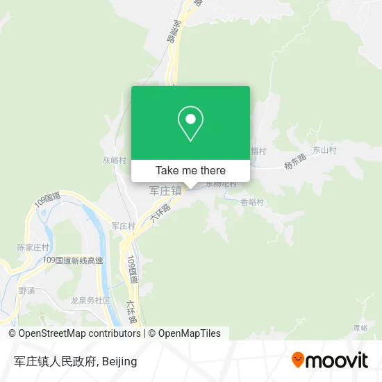 军庄镇人民政府 map
