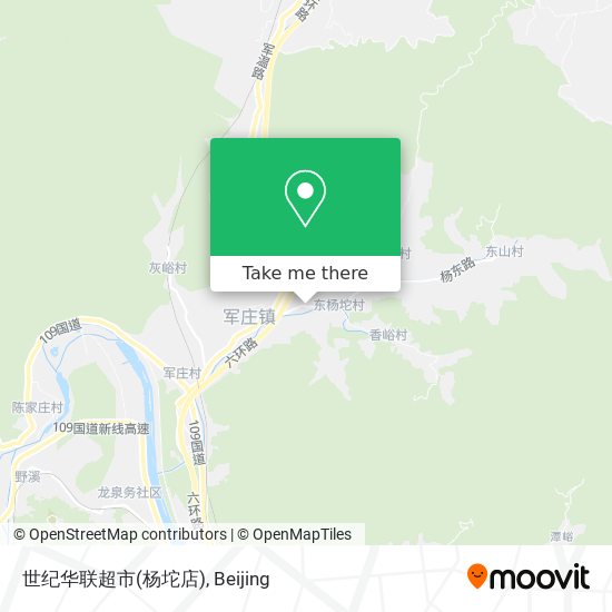 世纪华联超市(杨坨店) map