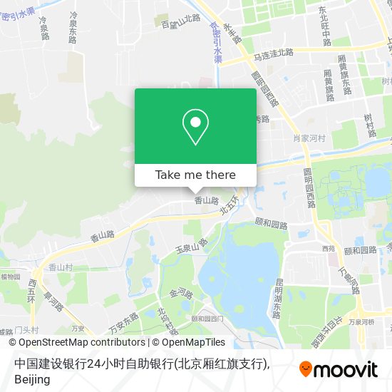 中国建设银行24小时自助银行(北京厢红旗支行) map