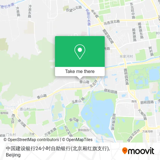 中国建设银行24小时自助银行(北京厢红旗支行) map